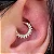 ARGOLA OURO 18K RADIANCE CLICKER - Imagem 2