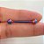 BARBELL TITÂNIO RAINBOW 1,6MM BOLA 5MM - Imagem 1