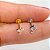 LABRET TITÂNIO QUADRADO PONTINHO ZIRCÔNIAS - Imagem 4