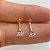 LABRET TITÂNIO FLOR QUADRADA ZIRCÔNIA - Imagem 4