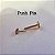 LABRET TITÂNIO AUSTRALIANO PUSH PIN BARRINHA ZIRCÔNIAS - Imagem 2