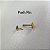 LABRET TITÂNIO AUSTRALIANO PUSH PIN FLORZINHA ZIRCÔNIAS - Imagem 2