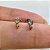 LABRET TITÂNIO AUSTRALIANO PUSH PIN ROSINHA ZIRCÔNIA - Imagem 4