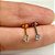 LABRET TITÂNIO AUSTRALIANO PUSH PIN DUPLO SHINE ZIRCÔNIA - Imagem 3