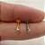 LABRET TITÂNIO FLORZINHA DELICADA ZIRCÔNIAS - Imagem 2
