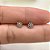 LABRET TITÂNIO FLOR DRIADE ZIRCÔNIAS - Imagem 1