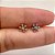 LABRET TITÂNIO FLOCO DE NEVE ZIRCÔNIAS - Imagem 4