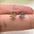 LABRET TITÂNIO FLOCO DE NEVE ZIRCÔNIAS - Imagem 1
