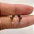 LABRET TITÂNIO CORAÇÃO LISO PINGENTE ZIRCÔNIA - Imagem 1