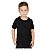 Camiseta infantil PRETA 100% poliestr fio 30.1 Gramatura 160 - Imagem 1