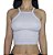 Cropped Alcinha Feminina BRANCA 96% Algodão 4% Lycra Fio 30.1 - Imagem 1