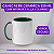 Caneca Cerâmica com alça e interior colorido 325 ml - Personalizada - Imagem 5