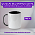 Caneca Cerâmica com alça e interior colorido 325 ml - Personalizada - Imagem 3