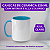 Caneca Cerâmica com alça e interior colorido 325 ml - Personalizada - Imagem 6