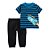 Conjunto com Camiseta e Calça Bebê Foguete Preto e Azul Child of Mine Made by Carter's - Imagem 1