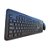 TECLADO E MOUSE SEM FIO RECARREGAVEL 2.4GHZ USB PRETO TC250 - Imagem 1