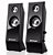 Caixa De Som 2.0 8w Rms Shadow Black Piano Multilaser Sp091 - Imagem 1