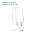 Suporte de Mesa para TV e Monitor de 19" a 60" com Ajuste de Altura PIX PX-55B - Imagem 2