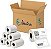 kIt - 10 und. BOBINA ETIQUETA 100MM X 150MM 20M ALPHATERM + 01 und. Sulfite Seninha - Imagem 1