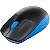 Mouse Sem Fio Logitech M190 Preto e Azul Full Size | Infopeças - Imagem 5