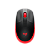MOUSE SEM FIO LOGITECH M190, PRETO E VERMELHO - Imagem 1
