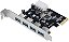 PLACA PCI EXPRESS 4 PORTAS USB 30 VIA COMTAC 9349 - Imagem 6