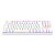 TECLADO MECANICO REDRAGON DAKSA BRANCO KEYBOARD SWITCH AZUL K576W-R - Imagem 2