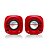 CAIXA DE SOM SPEAKER 2.0 SP-303 RED C3T - Imagem 1