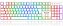 TECLADO OPTICO GAMER REDRAGON SURARA PRO RGB BRANCO SWITCH AZUL K582W - Imagem 1