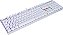 TECLADO MECANICO REDRAGON MITRA RGB BRANCO SWITCH MARROM K551W - Imagem 3
