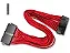 Cabo Extensor Sleeved DeepCool 24 Pinos 30cm Vermelho - Imagem 3