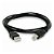 Cabo USB para Impressora PlusCable PC-USB1801 AM x BM 1.8 Metros Preto - Imagem 1