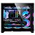 GABINETE GAMER MAD ROCK BLACK (4X FAN ARGB / CUBO DESIGN / M-ATX / FRONTAL VIDRO) LIKETEC - Imagem 4