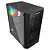 GABINETE GAMER DARK REVOLUTION RGB (3X FAN RGB / LATERAL VIDRO / M-ATX / MESH / PSUCOVER) LIKETEC - Imagem 4