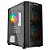 GABINETE GAMER DARK REVOLUTION RGB (3X FAN RGB / LATERAL VIDRO / M-ATX / MESH / PSUCOVER) LIKETEC - Imagem 1