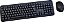 KIT TECLADO+MOUSE EXAGON SEM FIO USB2.0 PRETO MAXPRINT - Imagem 1