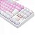 TECLADO GAMER REDRAGON DAKSA ROSA E BRANCO COM SWITCH MARROM K576PW-R (PT-BROWN) - Imagem 3