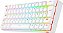 TECLADO MECANICO GAMER DRACONIC PRO RGB BRANCO/ROSA SWITCH MARRON K530WP REDRAGON - Imagem 4