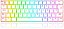 TECLADO MECANICO GAMER DRACONIC PRO RGB BRANCO/ROSA SWITCH MARRON K530WP REDRAGON - Imagem 1