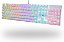 TECLADO MECANICO ORION ESSENTIAL YH BLUE USB2.0 BRANCO DAZZ - Imagem 2