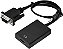 CONVERSOR CABO VGA HDMI SAIDA 1080P AUDIO P2 HD TV AV VIDEO - Imagem 3