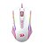 MOUSE COM FIO RANGER BRANCO COM ROSA M910WP-RGB REDRAGON - Imagem 1