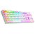 TECLADO MECANICO GAMER REDRAGON MITRA BRANCO/ROSA RGB COM SWITCH AZUL K551WP-RGB (PT-BLUE) - Imagem 5