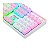 TECLADO MECANICO GAMER REDRAGON MITRA BRANCO/ROSA RGB COM SWITCH AZUL K551WP-RGB (PT-BLUE) - Imagem 3