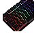 TECLADO MEMBRANA GTE1000 RAINBOW COM FIO USB2.0 PRETO - Imagem 1