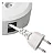Cabo Extensor Retratil 3 Tomadas 5 Metros Multi Branco - WI25 - Imagem 5