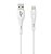 Cabo Lightning para iPhone C3Tech CB-L300WH 1m Branco Infopeças - Imagem 1