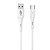 Cabo USB para USB-C 1m 3A Silicone CB-C300WH C3Tech Branco | Infopeças - Imagem 2