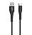 Cabo USB para USB-C 1m 3A Revestimento Têxtil CB-C300BK C3Tech | Infopeças - Imagem 1