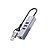 HUB USB-C 3.0 4 PORTAS HU-LAN1000GY C3T - Imagem 2